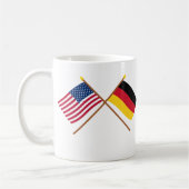 Mug Les USA et drapeaux croisés parAllemagne (Gauche)