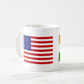 Mug Les USA et drapeaux indiens (Devant gauche)