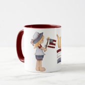 Mug Les USA restent forts (Devant gauche)