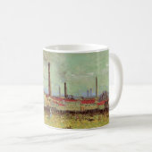 Mug Les usines à Asnieres par Vincent van Gogh (Devant droit)