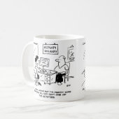 Mug Les vacances d'activité ne comprennent pas de boir (Devant gauche)