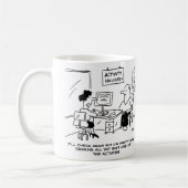 Mug Les vacances d'activité ne comprennent pas de boir (Gauche)