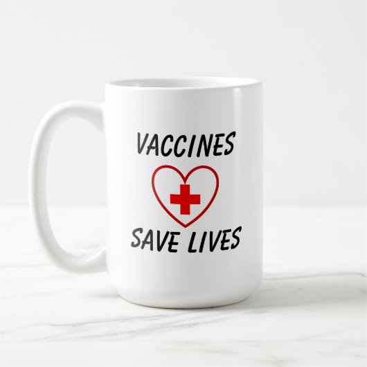 Mug Les vaccins sauvent des vies (Gauche)