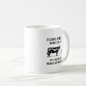 Mug Les vaches sont mes gens préférés Retro Funny Vach (Devant droit)