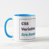 Mug Les variables de CSS sont impressionnantes (Gauche)