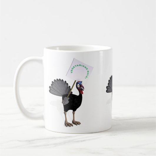 Mug Les végétariens dominent ! (Gauche)