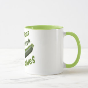 Mug Les végétariens le font avec des légumes