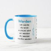 Mug Les verbes allemands enseignent (Gauche)