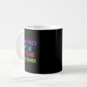 Mug Les Vibes D'Été De L'Enseignant Ne Mangent Pas Et (Devant gauche)