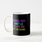 Mug Les Vibes D'Été De L'Enseignant Ne Mangent Pas Et (Gauche)