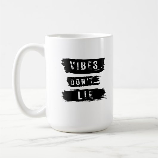Mug Les vibrations ne mentent pas (Gauche)