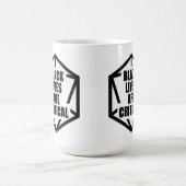 Mug Les vies noires de BLM sont critiques [B&W] (Centre)