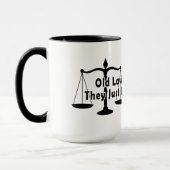 Mug Les vieux avocats ne meurent pas, ils perdent (Gauche)