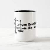 Mug Les vieux avocats ne meurent pas, ils perdent (Centre)