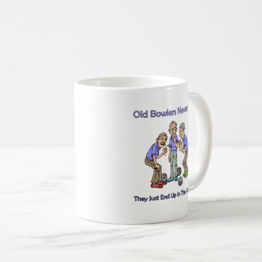 Mug Les vieux lanceurs ne meurent jamais (Devant droit)