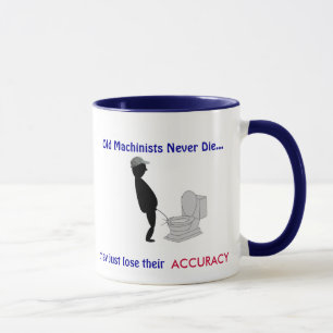 Mug Les vieux machinistes retraités ne meurent jamais