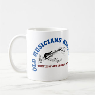Mug Les vieux musiciens ne meurent jamais (guitare) de