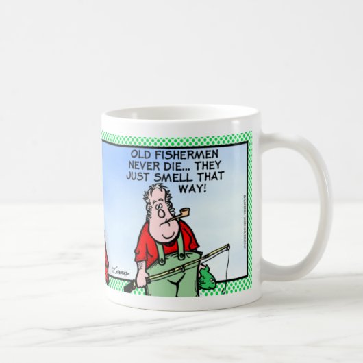Mug Les vieux pêcheurs ne meurent jamais… (Droite)