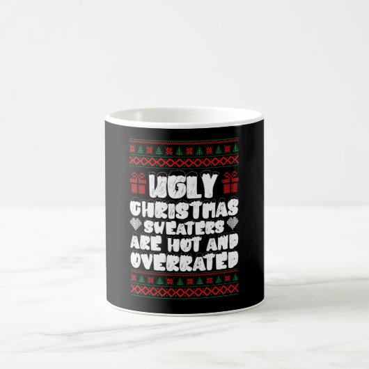 Mug Les vilains pulls de Noël sont tendance et suresti (Centre)