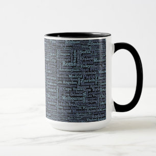 Mug Les villes du monde entier