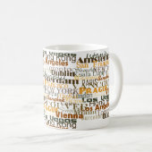 Mug Les Villes Du Monde Entier (Devant droit)