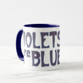 Mug Les Violettes Sont Bleues (Devant gauche)