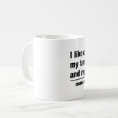 Mug Les virgules sauvent les vies (Devant gauche)