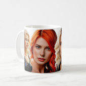 Mug Les visages de la beauté (Devant gauche)