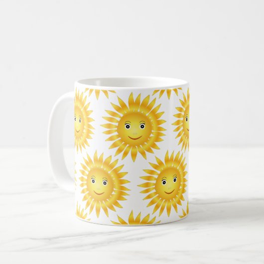 Mug Les visages du soleil (Devant gauche)