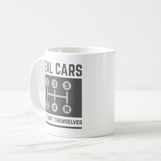 Mug Les voitures réelles ne se déplacent pas (Devant gauche)
