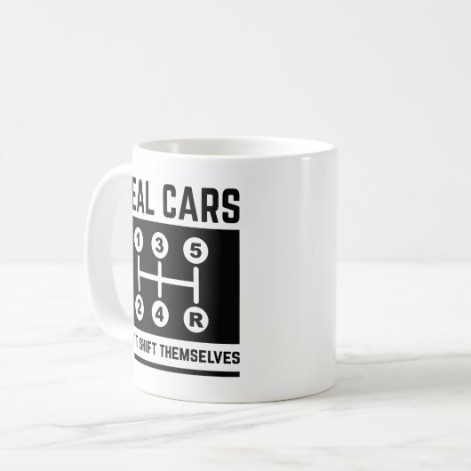 Mug Les voitures réelles ne se déplacent pas (Devant gauche)
