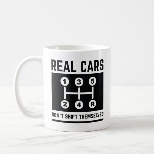 Mug Les voitures réelles ne se déplacent pas (Gauche)