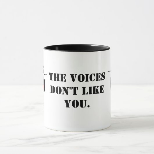 Mug Les voix ne vous aiment pas. (Centre)