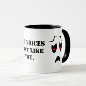 Mug Les voix ne vous aiment pas. (Devant droit)