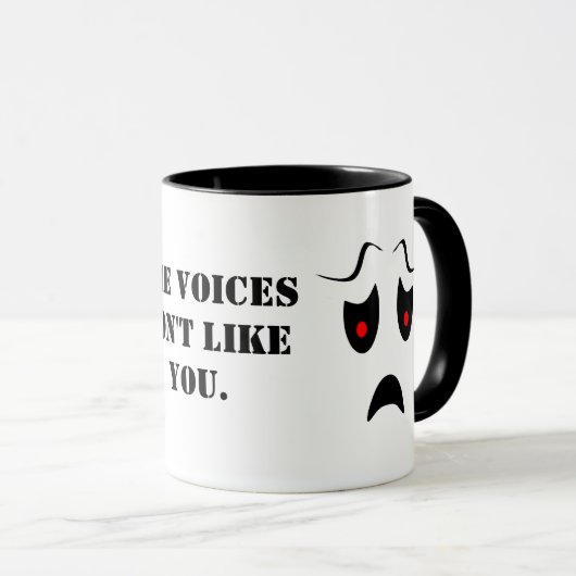 Mug Les voix ne vous aiment pas. (Devant droit)