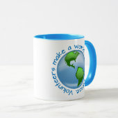 Mug Les volontaires font un monde de la différence (Devant droit)