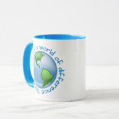 Mug Les volontaires font un monde de la différence (Devant gauche)