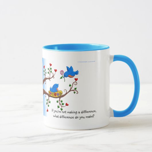 Mug Les volontaires font une différence (Droite)