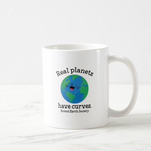 Mug Les vraies planètes ont des courbes (Droite)