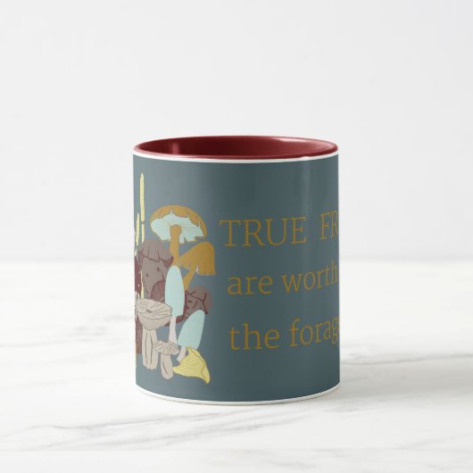 Mug Les vrais amis valent le fourrage (Centre)