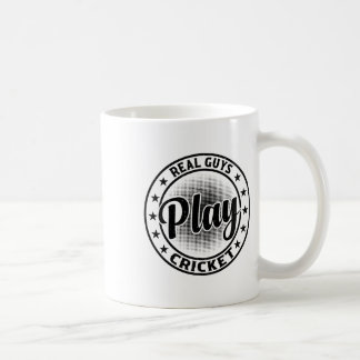 Mug Les vrais gars jouent au cricket - Joueur de crick