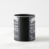 Mug Les vrais héros ne portent pas des caps qu'ils (Centre)