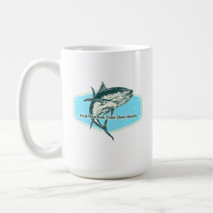 Mug Les vrais hommes appâtent leurs propres hameçons