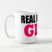 MUG LES VRAIS HOMMES FONT À DES FILLES LE PAPA DE BÉBÉ (Gauche)