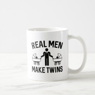 Mug Les vrais hommes font des jumeaux