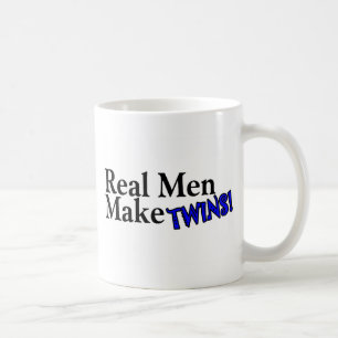 Mug Les vrais hommes font des jumeaux (b)
