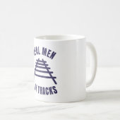 Mug Les vrais hommes posent des rails (Devant droit)