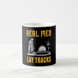 Mug Les vrais hommes posent des voies