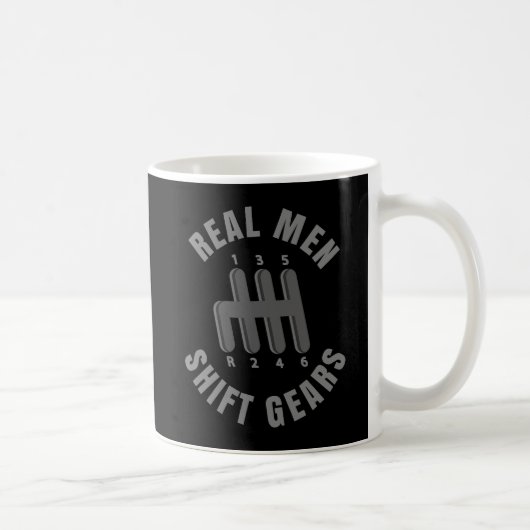 Mug Les vrais hommes se déplacent (Droite)