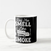 Mug Les vrais hommes sentent la fumée - Pitmaster Bbq (Gauche)